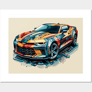 Chevy Camaro Posters and Art